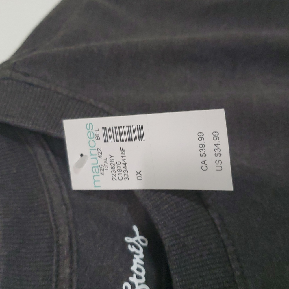 Maurices Gray Rolling Stones Graphic Tee - Picture 3 of 6